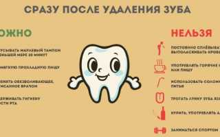 Через сколько можно пить алкоголь после удаления зуба